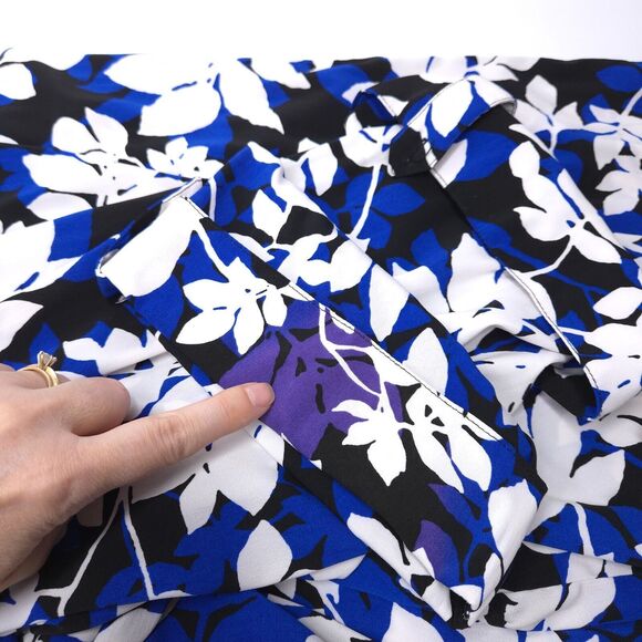 Catherines button up tunic top Plus Size 5X - Picture 14 of 15